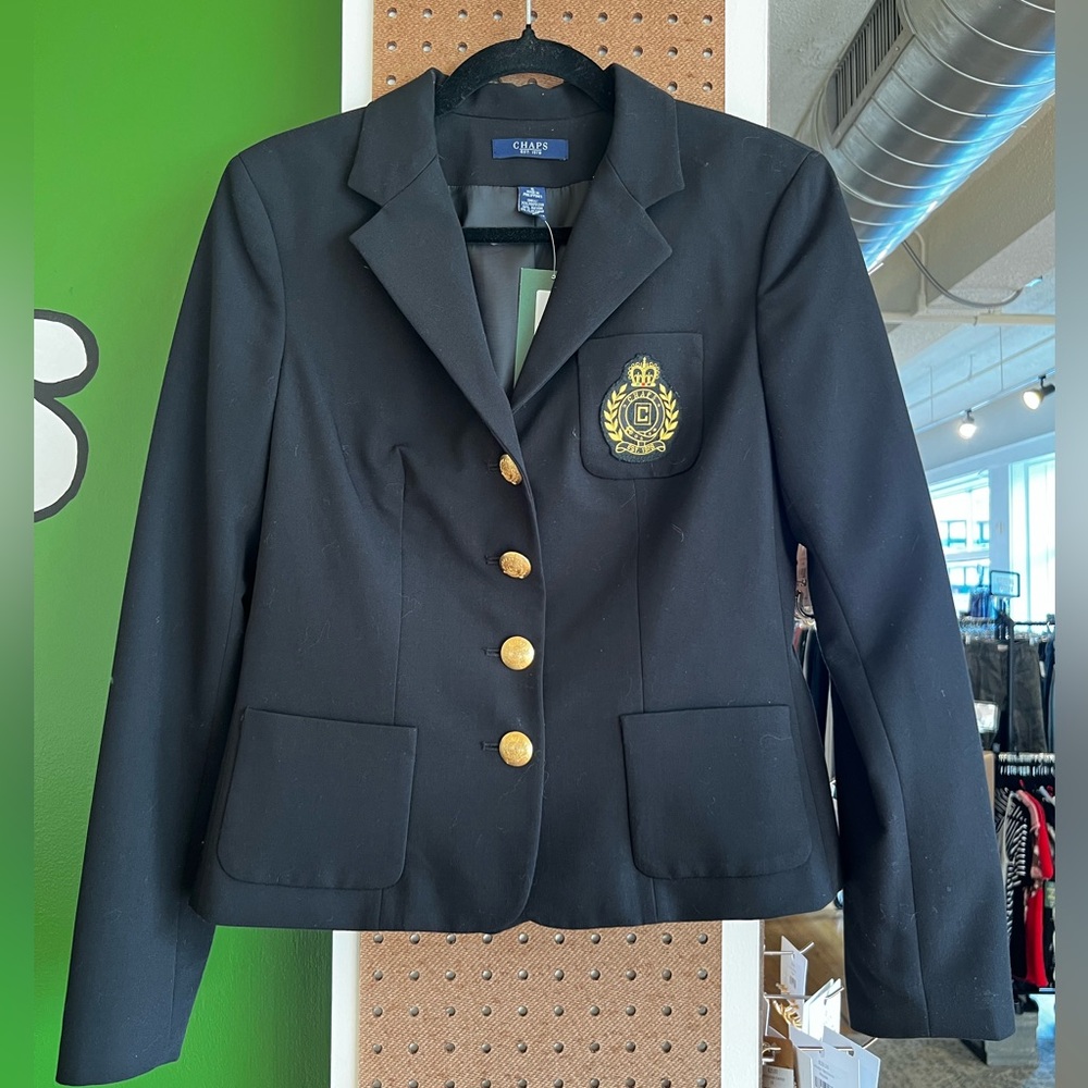 Chaps Elegant Black Outerwear - image 1